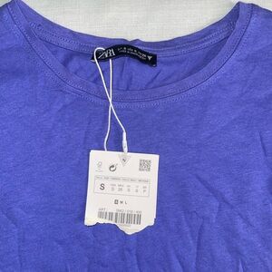 Zara Vibrant Purple Tee